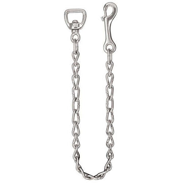 24" Hilason Western Nickel Plated Malleable Iron Swivel Snap Lead Chain
